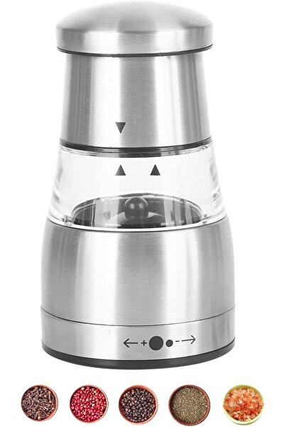 Arabest Manual Stainless Steel Salt or Pepper Grinder,Ceramic Blades,Adjustab...