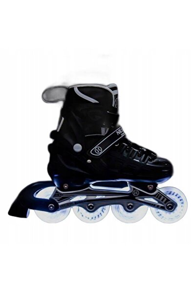 Nils Extreme Patine cu rotile 4W1 Negru LED Mărimea M 35-38 cu lamă de patine...