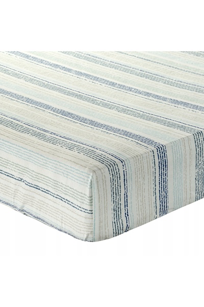 NO BRAND Cearșaf cu elastic PRINT 3 220 X 200 X 30 CM ALBASTRU
