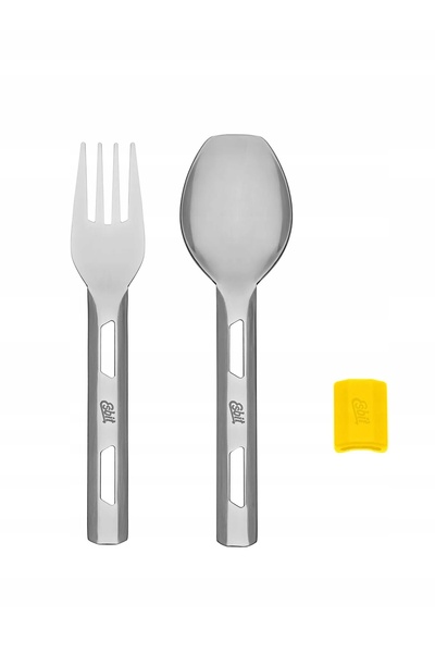 NO BRAND Set de tacâmuri Esbit, inclusiv set de tacâmuri de călătorie Curea d...