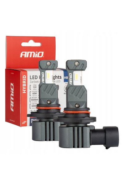 AMIO Becuri LED HB4 9006 Hibrid 12V 60W 1:1 CANBUS 6000K 5600lm