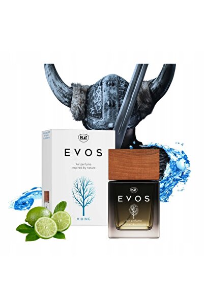 K2 SET DE PARFUM EVOS VIKING 50ml + PENDANT PARFUMAT DIN LEMN