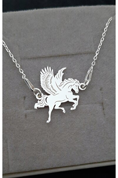 NO BRAND Colier de argint Pegaz unicorn ARGINT 925
