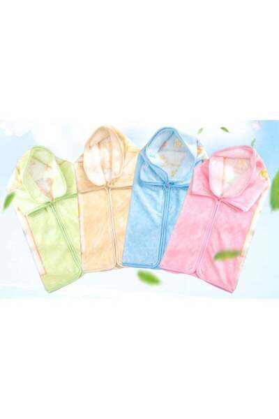 Generic Baby Sac Zipper Swaddle Blanket 80x90cm Infant Winter Sleep Sack