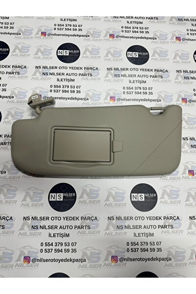 NS Nilser Auto Parts Nissan Qashqai Right Sun Visor 2014-2018