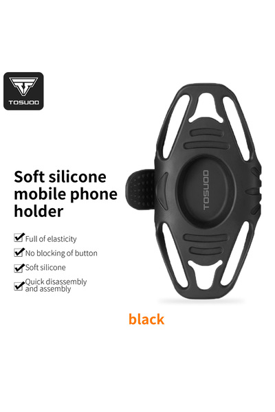 Choice GJSJZJ-01 حامل هاتف سيليكون للدراجات من TOSUOD مع تثبيت سريع، مناسب لل...