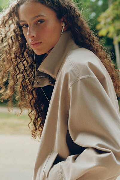 Pull & Bear Oversize dik yaka ceket