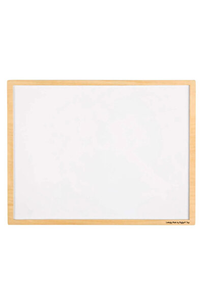 BIGJIGS Toys Tablă magnetică cu ramă din lemn 43x33 cm