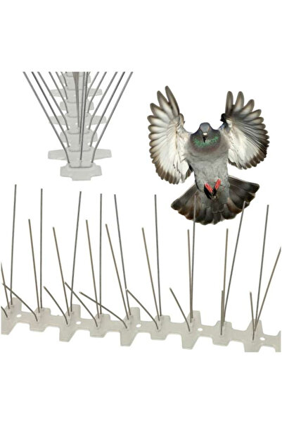 varioshop ® anti-pigeon spikes, for balcony, window sill and roof, 50 x 11 x ...