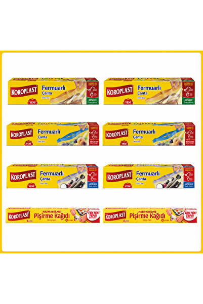 Koroplast Avantajlı mutfak seti, küçük boy fermuarlı çanta x 2 + orta boy fer...