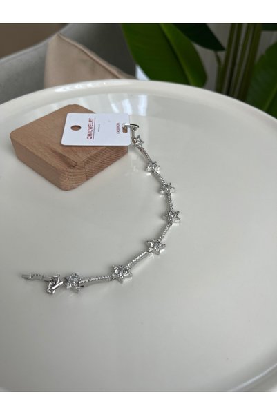 B.S. ACCESSORİESS Polar Star Detail Steel Bracelet