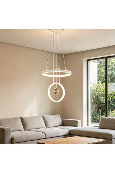 Generic Brand Ultra Modern White Color Light 3 Light Source 65 Watt