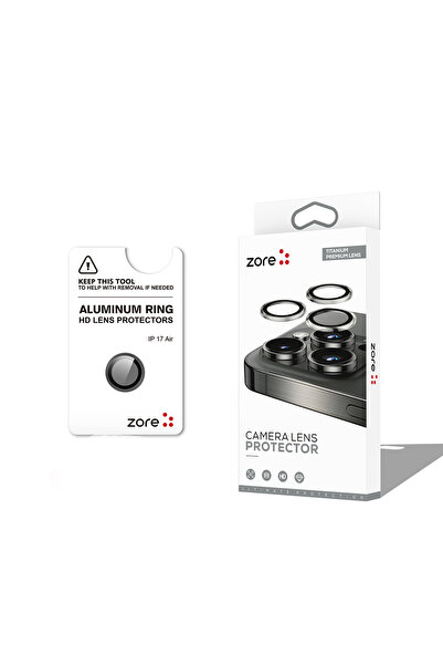 Alan Tech iPhone 17 Air Camera Lens Protector Sapphire Non-Distorting Image Q...