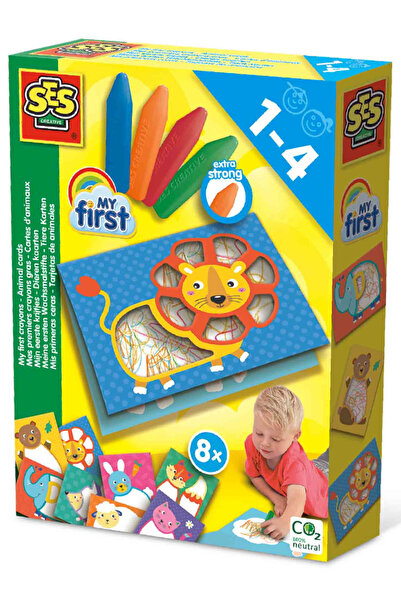 SES Creative My first Crayons and Animal cards (S14404)