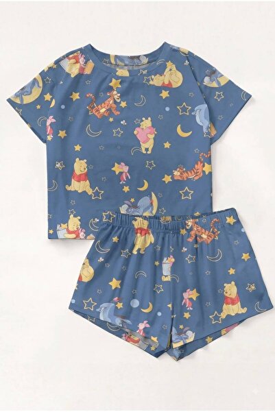 Zaya Homewear Trendy Winnie The Pooh Pijama Şort Takımı