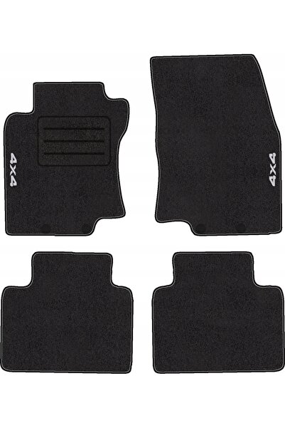 NO BRAND Covorașe auto cu logo 4x4 pentru Nissan X-Trail III (2014 - 2017) se...
