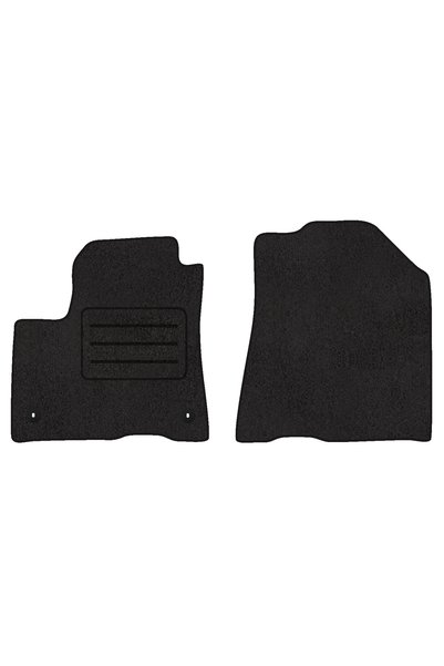 NO BRAND Covorașe din velur negru MOTOLUX pentru KIA E-NIRO (față)