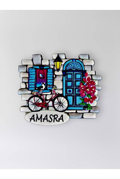 Mundy AMASRA Temalı Polyester Kabartmalı Magnet 7 x 6,5 cm – Dekoratif Hediye...