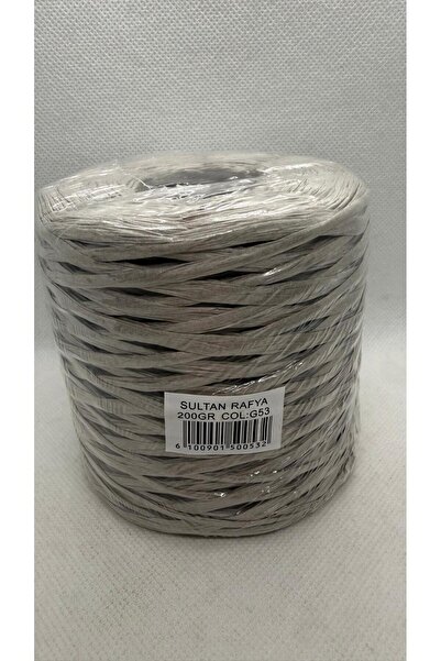 hobi dünyası evim 1 Piece of Imported Raffia Paper Rope 200 Grams Bag Hat Rop...