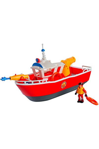 Simba Barca Fireman Sam Titan Fireboat 32 cm cu figurina si accesorii