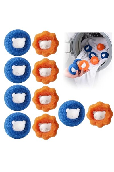 Generic Brand 10 Pcs Pet Hair Remover for Laundry, Laundry Pet Hair Catcher, ...