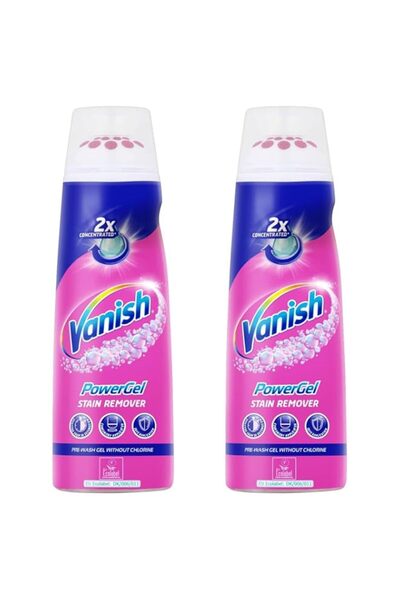 Generic Brand VANISH Fabric Stain Remover Prewash Power Gel 200 ml, Pack of 2
