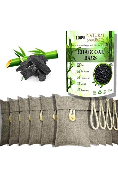 Generic Brand THMINS 10 packs Activated Bamboo Charcoal Air,100g Purifying Ba...