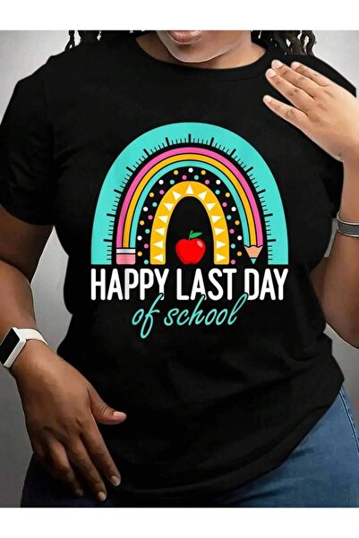29CUN Happy Last Day Teacher End Of Year Back To School Black Graphic T Shirt...