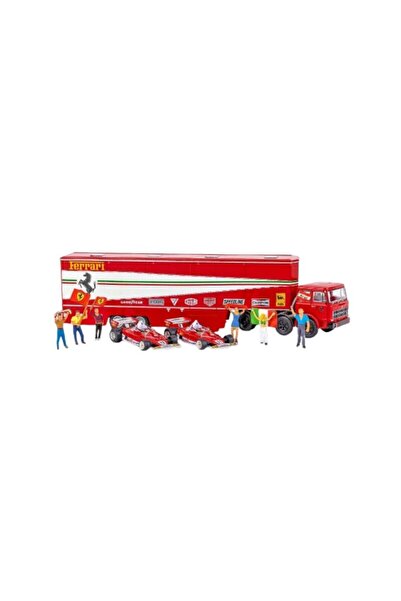 Ferrari Set de mașini model Fiat 691 T Renntransport-SZ, Ferrari 1977, Scara ...