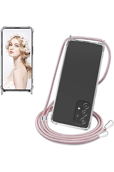 OEM Husă CaseLover pentru Samsung Galaxy A52 5G, Transparentă, Curea reglabil...