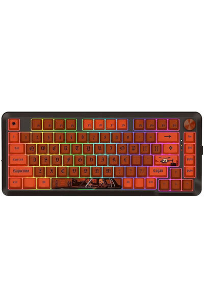 REDRAGON K4PUC21N0 PRO Ασύρματο Μηχανικό Πληκτρολόγιο Gaming 75% με Φωτισμό R...
