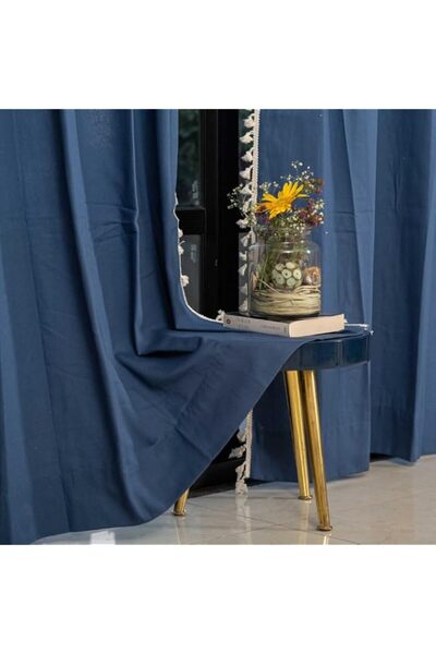 Generic Urban Space Plain Bohemian Curtains for Door,100% Cotton Curtain 7 Fe...