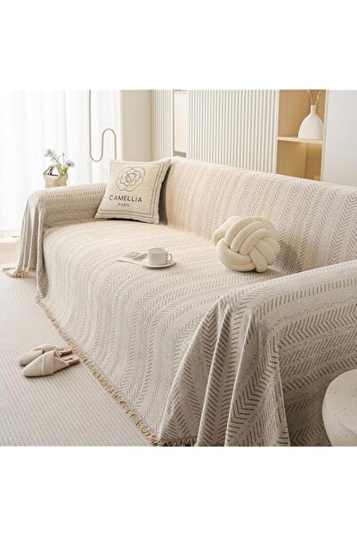 Generic Brand SLEEPHEAD® Chenille Sofa Cover - Cat-Proof & Anti-Scratch Couch...