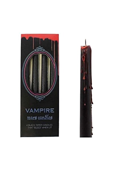 Generic Brand something different Vampire Tears Black Candles - Set of 4 Blee...