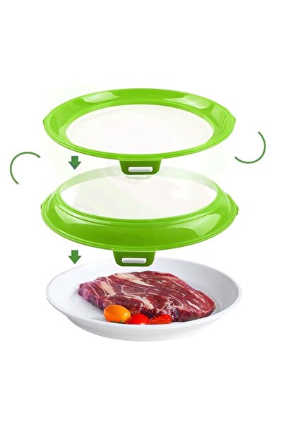 Generic Food Preservation Trays, Round Stackable Reusable Food Storage Contai...