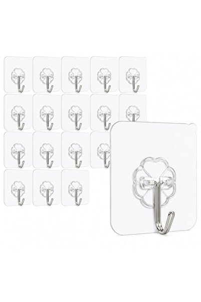 Generic Clear Adhesive Wall Hook – Heavy Duty Waterproof Sticky Hook, Strong ...