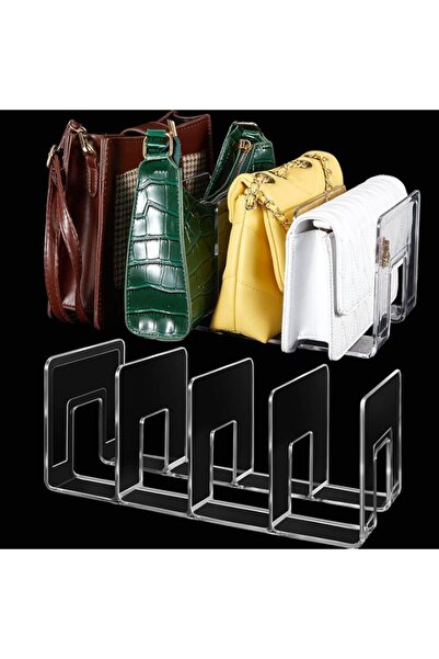 Generic Transparent Plastic Wallet, Handbag Organizer, 4 Compartments, Bag, C...