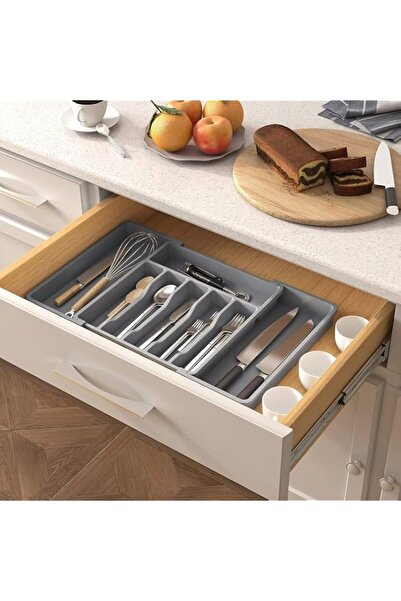 Generic Silverware Organizer - Expandable Kitchen Drawer Organizer, Utensil O...