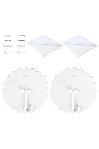 Generic Mosquito Net Hooks, Ceiling Mount Hooks with Base Screws and Super Gl...