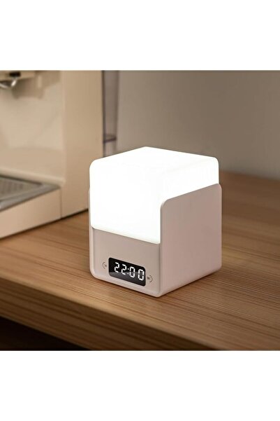 Generic Brand Kids Touch Night Light with Clock, 3-Level Dimmable LED Desk an...