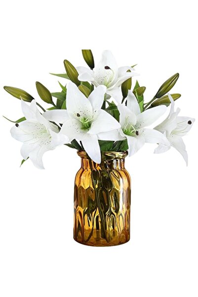 Generic Artificial Tiger Lily Latex Real Touch Flower Home Wedding Party Deco...