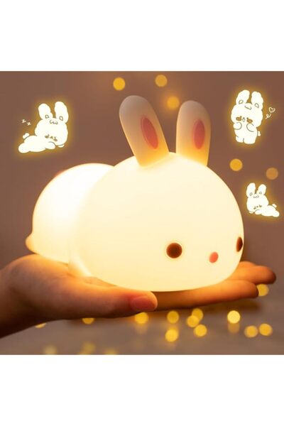 Generic Brand Adorable Bunny Night Light, Soft Glow LED Lamp, Nursery Room De...