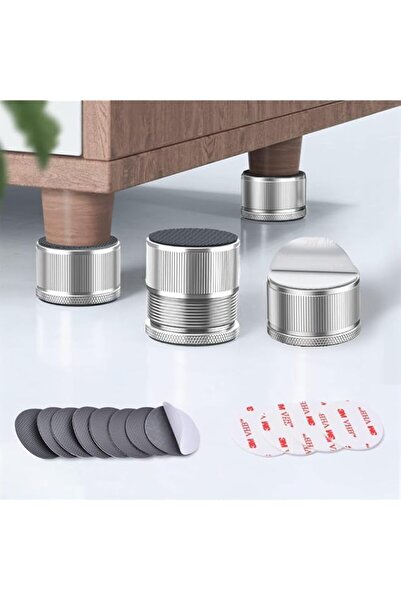 Generic Joyzzz Furniture Risers, 4 Pack Heavy Duty Adjustable Height Lifters,...