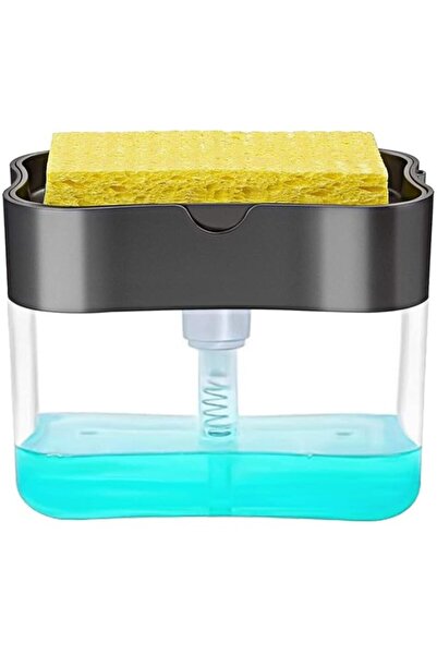 Generic Mcmola 2 In 1 Sponge Rack Shelf Soap Detergent Dispenser Pump, Large ...