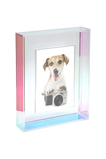 Generic Brand TERRIFI Acrylic Picture Frames 22x17 cm, Thicker Block Clear Fr...