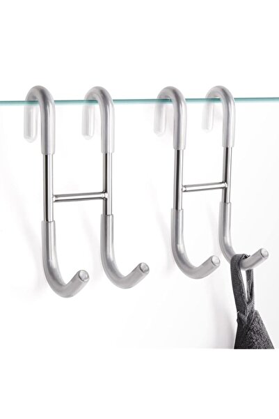 Generic NINETREX Shower Door Towel Hooks, Over Glass Door Brushed Nickel Hook...