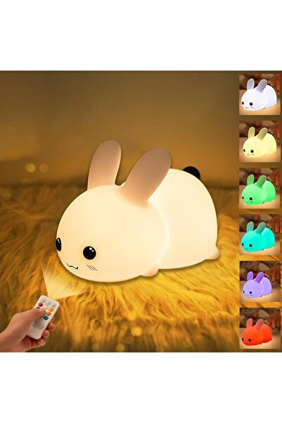 Generic Brand O Ozone Bunny Night Light for Kids Bedroom, Cute Rabbit Lamp Ba...