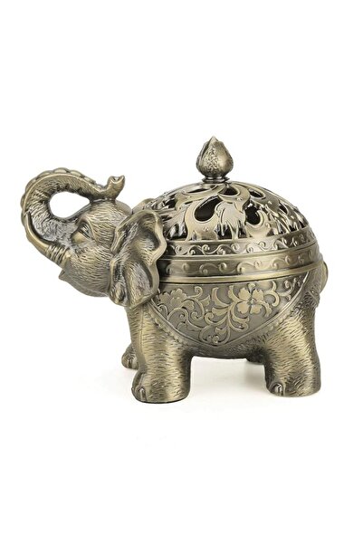 Generic Brand K COOL Alloy Incense Holder Stand Elephant Cone Coil Incense Bu...