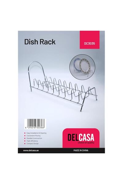 Generic Delcasa DC3035 Dish Rack, Silver