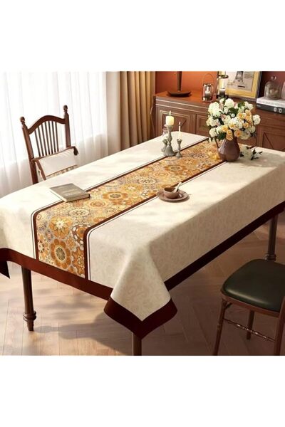 Generic American Style table cloth, Decorative Tablecloth with Floral Design,...